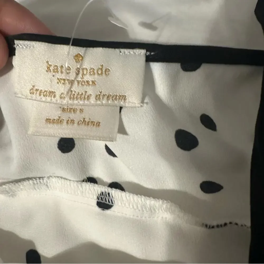 KATE SPADE Ruffled Tiered Charmeuse Chemise